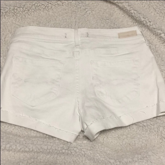 Abercrombie and Fitch Denim White Shorts - Picture 2 of 4
